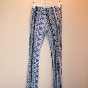 Blue and Purple Full Tilt Flare Pants